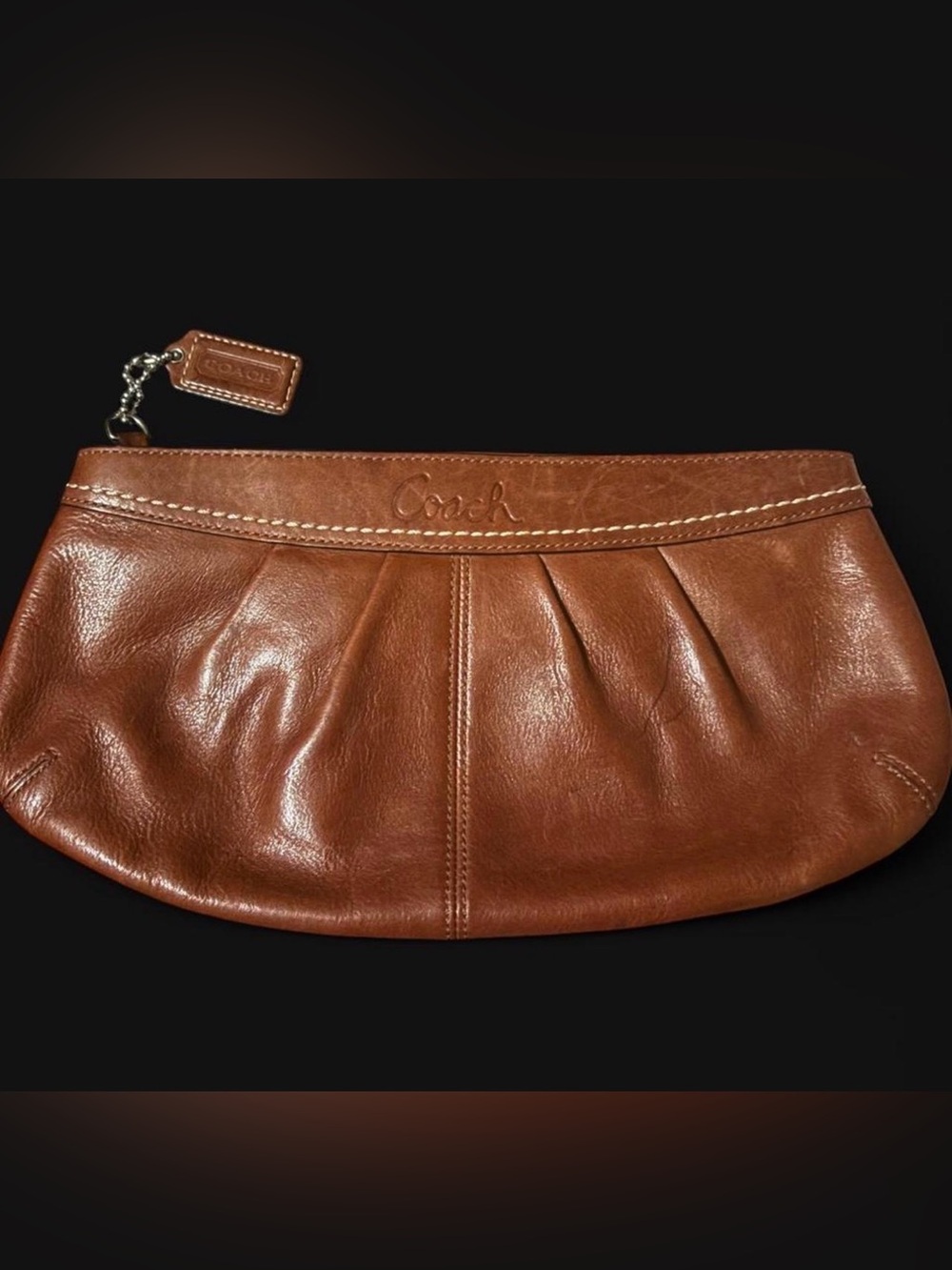 Vintage COACH y2k soho leather pouch